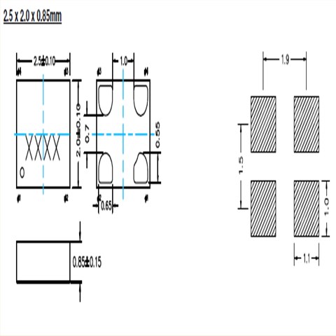 SiTime晶振,陶瓷面有源晶振,SiT8002AA晶振