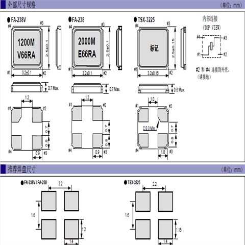 Q22FA23V00482,FA-238V無(wú)源晶振,3225愛(ài)普生電子晶振