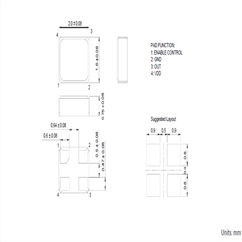 TXC晶振,有源晶振,8N晶振,8N04020001晶振