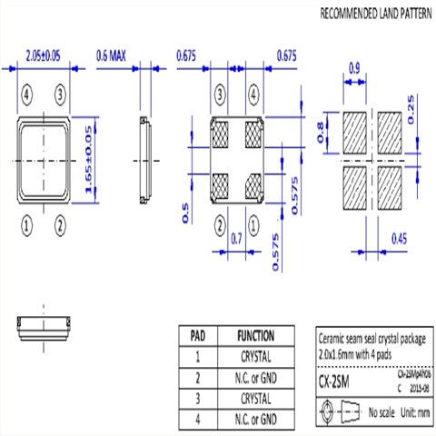 NKG車載多媒體晶振,S2SM進口晶振,S2SM18.0000F16M23-EXT超小型晶振