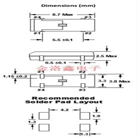 FKFSREIHM0.032768-T3,FOX?？怂咕д?FSRLF諧振器,8038晶振