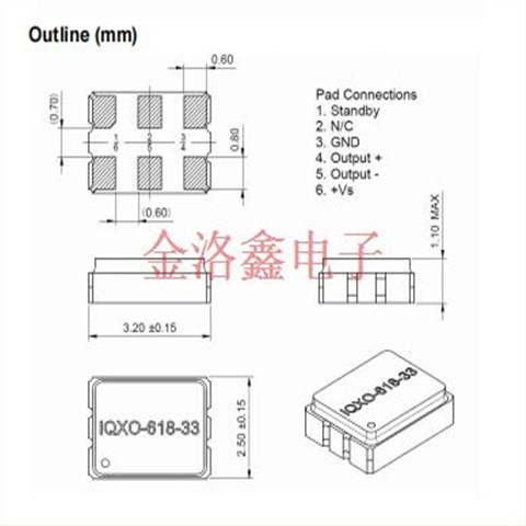 LFSPXO083320RL3K,藍牙耳機晶振,智能手環(huán)晶振