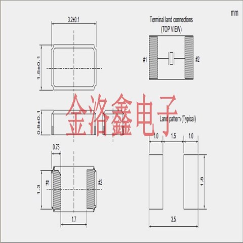 STDMUA8-32.768K,NX3215SA晶振,日產(chǎn)NDK音叉晶振