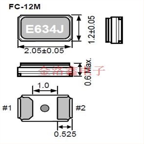 X1A000171000318,FC2012AN寬溫晶振,32.768KHz愛普生晶振