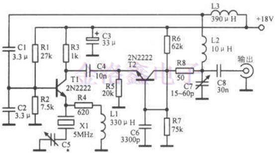 Quartz Crystal的諧振電路 Quartz Crystal的諧振電路