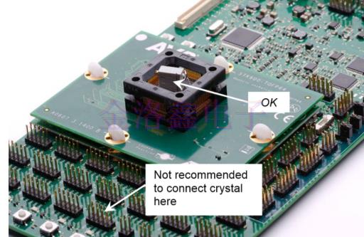 測試32.768K晶振穩(wěn)定性和有效負(fù)載電容