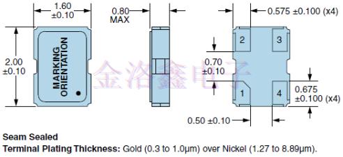 日蝕EBCA56系列汽車級(jí)32.768K振蕩器數(shù)據(jù)信息