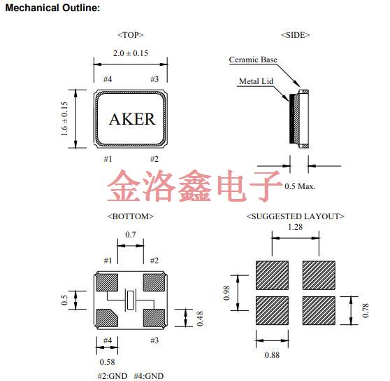 C3E-8.000-18-1020-X-R,微處理器晶振,AKER晶振,C3E數(shù)碼產(chǎn)品晶振