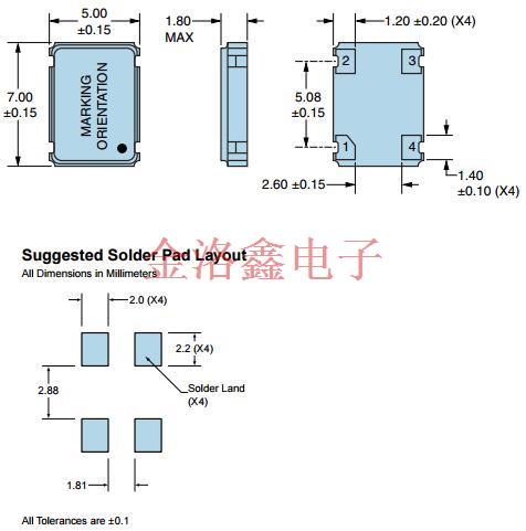 EC2645ETTTS-20.000M TR 7050 XO